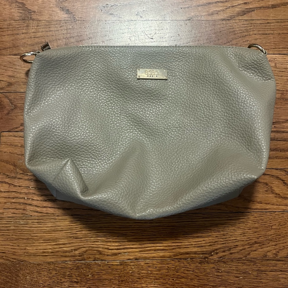BCBG Faux Leather Bag in Gray